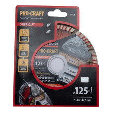 Алмазний диск Procraft DC125 125мм 22,23мм 2.4 мм