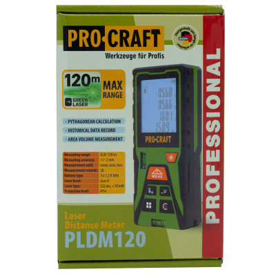 Лазерний далекомір Procraft PLDM120 Лазерний далекомір Procraft PLDM120