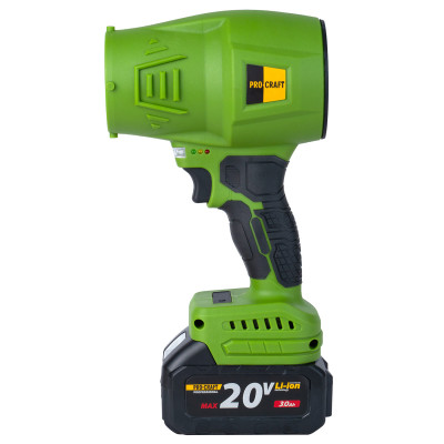 Акумуляторна повітродувка Procraft PB18 (1 АКБ та зп) Акумуляторна повітродувка Procraft PB18 (1 АКБ та зп)