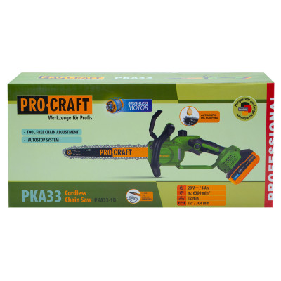 Акумуляторна пила Procraft PKA33 (1 акб та зп) Акумуляторна пила Procraft PKA33 (1 акб та зп)