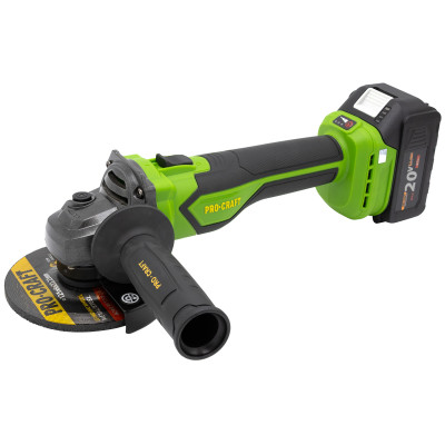 Акумуляторна болгарка Procraft PGA22 (без акб та зп)