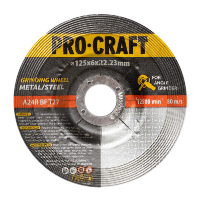 Кутошліфувальна машина безщіткова Procraft PW2450 125 мм