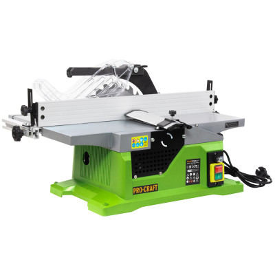 Стаціонарна циркулярна пила комбінована з фуганком Procraft PC1600