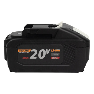 Акумуляторна батарея Procraft Battery20/8C 8 Аг Type-C Акумуляторна батарея Procraft Battery20/8C 8 Аг Type-C