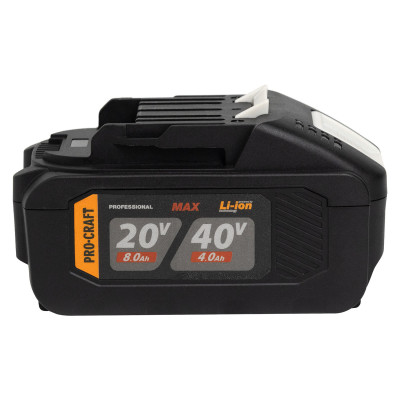Акумуляторна батарея Procraft Battery20/40 (20В 8Аг, 40В 4Аг)