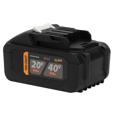 Акумуляторна батарея Procraft Battery20/40 (20В 8Аг, 40В 4Аг)