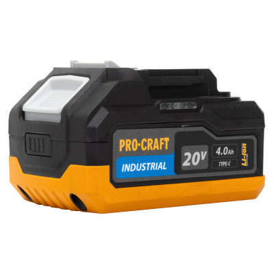 Акумуляторна батарея Procraft Battery20/4 industrial (20В, 4Аг) Type-c