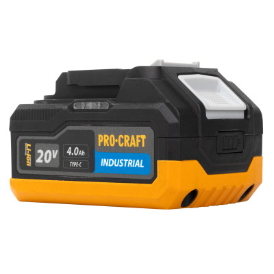 Акумуляторна батарея Procraft Battery20/4 industrial (20В, 4Аг) Type-c
