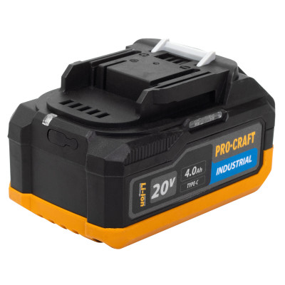Акумуляторна батарея Procraft Battery20/4 industrial (20В, 4Аг) Type-c