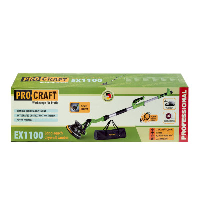 Машина шліфувальна Procraft EX1100 для стін і стелі Машина шліфувальна Procraft EX1100 для стін і стелі