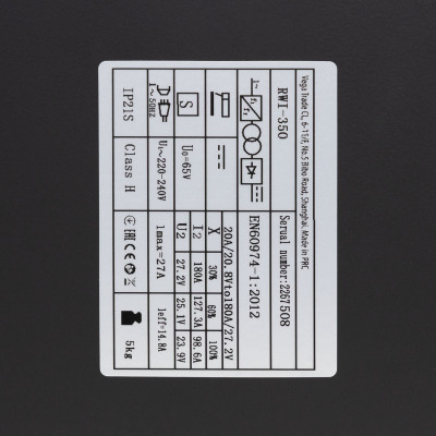 Інверторний зварювальний апарат Procraft industrial RWI350 2026