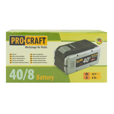 Акумуляторна батарея Procraft Battery40/8