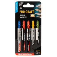 Набір пильних полотен для лобзика Procraft JB5