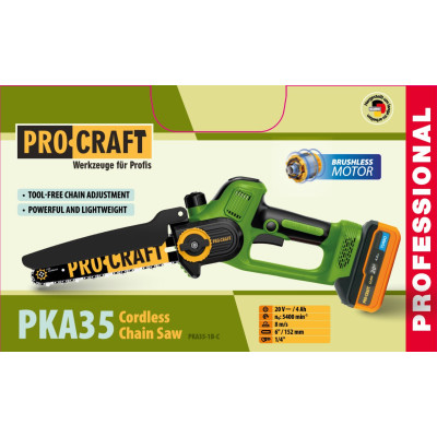 Акумуляторна міні пила Procraft PKA35 (1 акб) Акумуляторна міні пила Procraft PKA35 (1 акб)