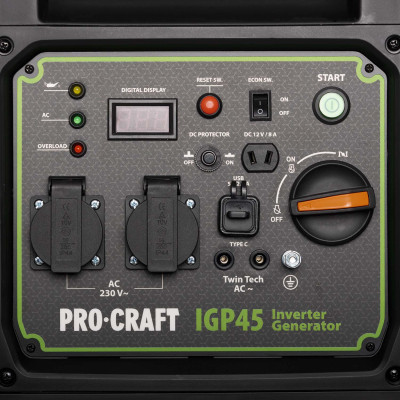 Інверторний бензиновий генератор Procraft IGP45