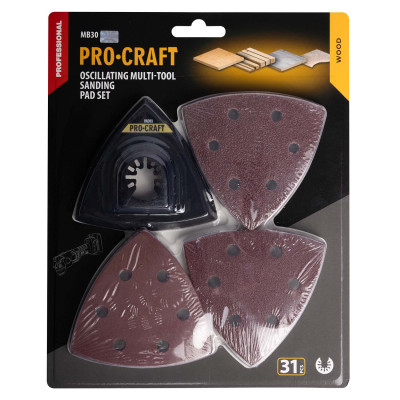 Набір насадок та шліфпаперу для БФІ Procraft MB30