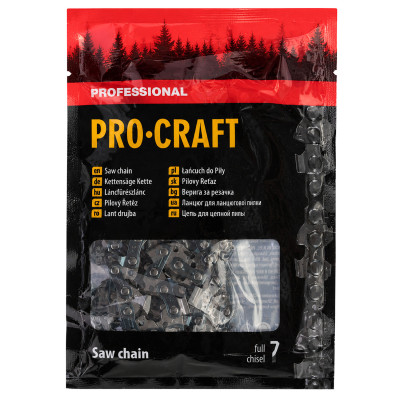 Ланцюг для ланцюгової пили Procraft L-3/8-50