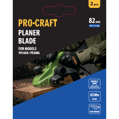 Ніж для рубанка Procraft 82 мм для PE1650/PE20BL