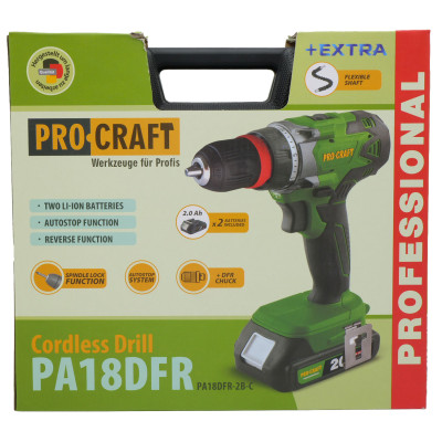 Шуруповерт Procraft Industrial PA18DFR