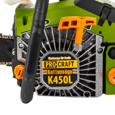 Бензопила Procraft K450L + Олива Procraft для ланцюга 1 л + Олива Procraft моторна 2-тактна 1 л