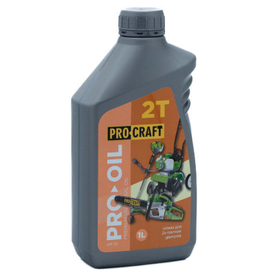 Бензопила Procraft K450L + Олива Procraft для ланцюга 1 л + Олива Procraft моторна 2-тактна 1 л