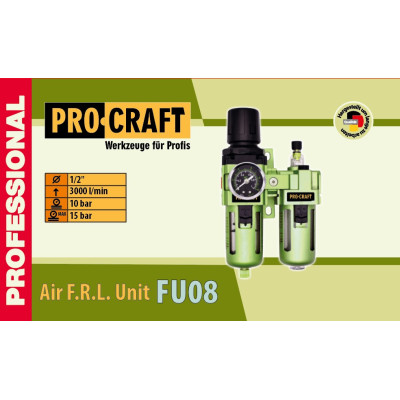 Блок підготовки повітря 1/2" Procraft FU08