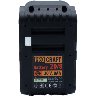 Акумуляторний пилосос Procraft VP30 + 1 акб 8Аг + ЗП Charger 20/1