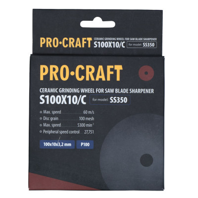 Заточувальний керамічний диск Procraft S100X10/С до SS350