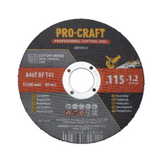 Диск відрізний Procraft CD115x1.2 115 мм 1,2 мм 22,2 мм
