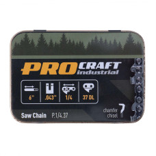 Ланцюг для ланцюгової пилки Procraft industrial P.1/4.37 Universal 1/4" шаг 37 зв.