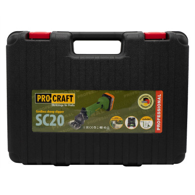 Акумуляторна машинка для стрижки овець Procraft SC20 (з 1 акб) Акумуляторна машинка для стрижки овець Procraft SC20 (з 1 акб)