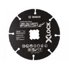 Отрезной диск Bosch X-LOCK Carbide Multi Wheel 125x1x22.2