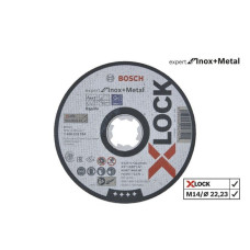 Відрізний диск Bosch X-LOCK Expert для Metal & Inox 125x1x22.23
