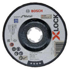 Обдирочный диск Bosch X-LOCK Expert for Metal 125x6x22.23 