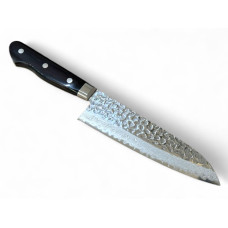 Ніж кухонний Santoku 180 мм лезо, VG10 Damascus-17 61HRC, HONMAMON (4573200716560)