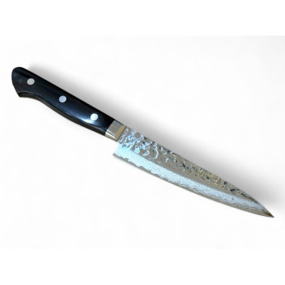 Ніж кухонний Paring 135 мм лезо, VG10 Damascus-17 61HRC, HONMAMON (4573200716577)