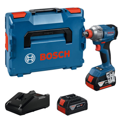 Акумуляторний ударний гайковерт BOSCH GDX 18V-285 (06019N2102) (2 аку 4Ач та зп)