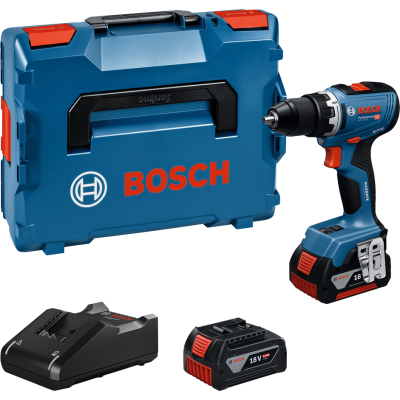 Акумуляторний дриль-шурупокрут Bosch GSR 18V-65 (06019N3203) 2 Аку 5Ач + ЗП та L-Boxx