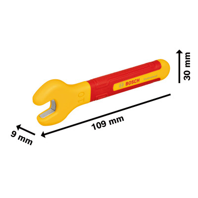 Ключ гайковий VDE, 10 мм (1600A02NF0)