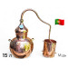Аламбік мідний 15л, з термометром тип CACHIMBO, AV Filhos