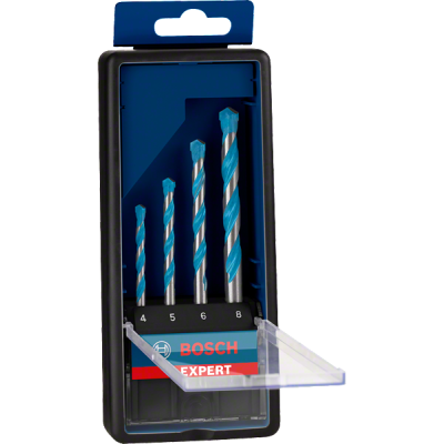 Набір універсальних свердел BOSCH EXPERT MultiConstruction CYL-9, 4/5/6/8 мм, 4 шт. (2608900645)