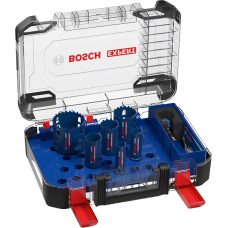 Набір коронок EXPERT Multi Material в пластиковом кейсі, 22/25/35/40/51/68 мм, BOSCH (2608900446)