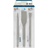 Набір зубил Bosch PRO SDS plus-5C, списоподібне 250, для плитки 40 x 260, лопаткове 20 x 250 мм, 3 шт. (2607019159)