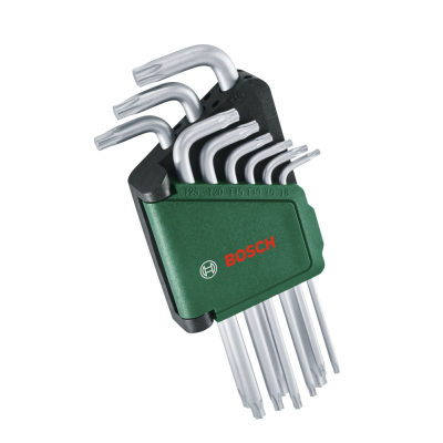 Набір торцевих ключів під головки BOSCH Torx, 9 шт. (1600A02Z9C)