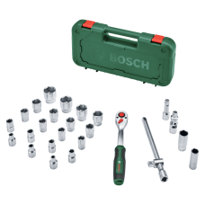 Набір із тріскачкою BOSCH 1/2", 25 шт. (1600A02Z9F)