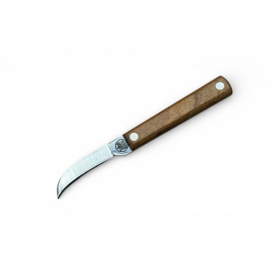 Ніж загнутий універсальний Due Buoi нескладний (фікс) (247L-FX)