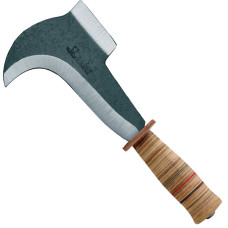 Двосторонній мачете Due Cigni Pennatino у шкіряному чохлі, 180 мм (2C_261/18)