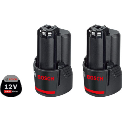 Набір із 2 акумуляторних батарей Bosch Professional GBA 12V 3.0Ah (1600A00X7D)