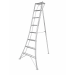 Драбина японська алюмінієва (Tripod) 240 см, вага 8,3 кг, 8-steps (серія STANDARD до 100кг, регулювання висоти задньої опори) HASEGAWA (Хасегава)