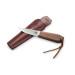 Ніж фінка ANTONINI ELK 3007/19LN, лезо 88х25х4мм, сталь 14C28N (INOX), 60 HRC, горіх, шкіряні ножни (3007/19LN)